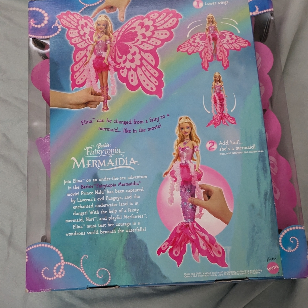 Barbie Fairytopia Mermaidia Elina Doll - Picture 3 of 4